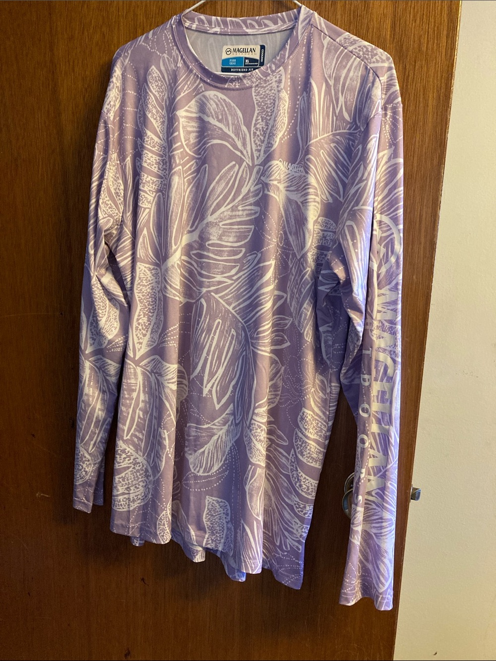 Magellan Outdoors Kids' Lavender Long-Sleeve Performance Top